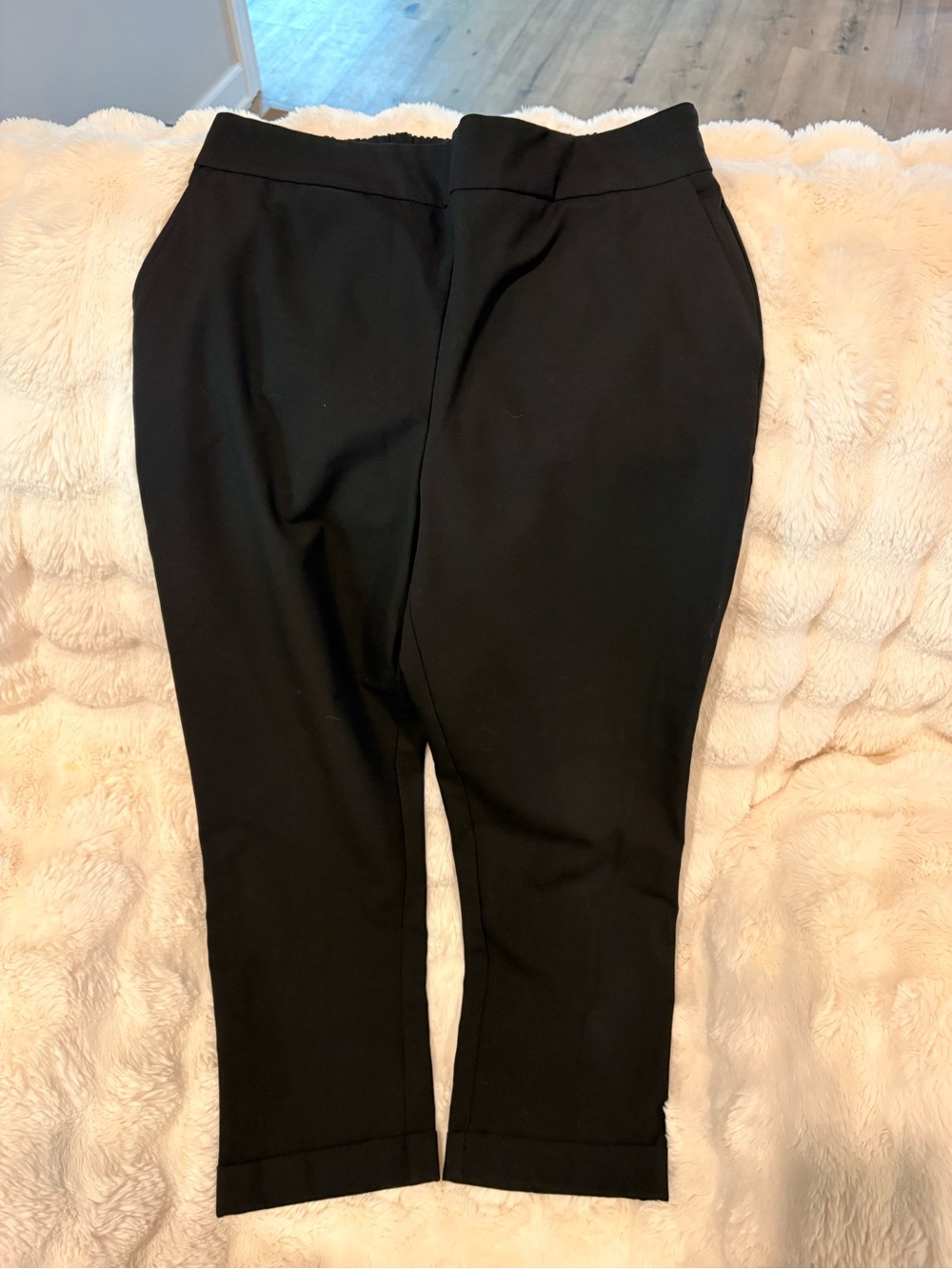 Rachel Zoe Black Women's Cropped Dress Pants